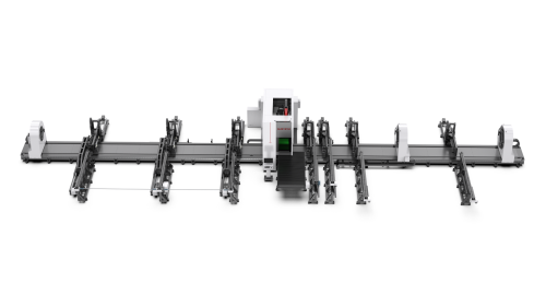 Four-chuck heavy-duty fiber laser tube cutting machine Featured Image