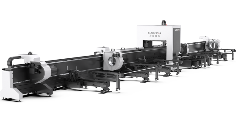Four-chuck heavy-duty fiber laser tube cutting machine Featured Image
