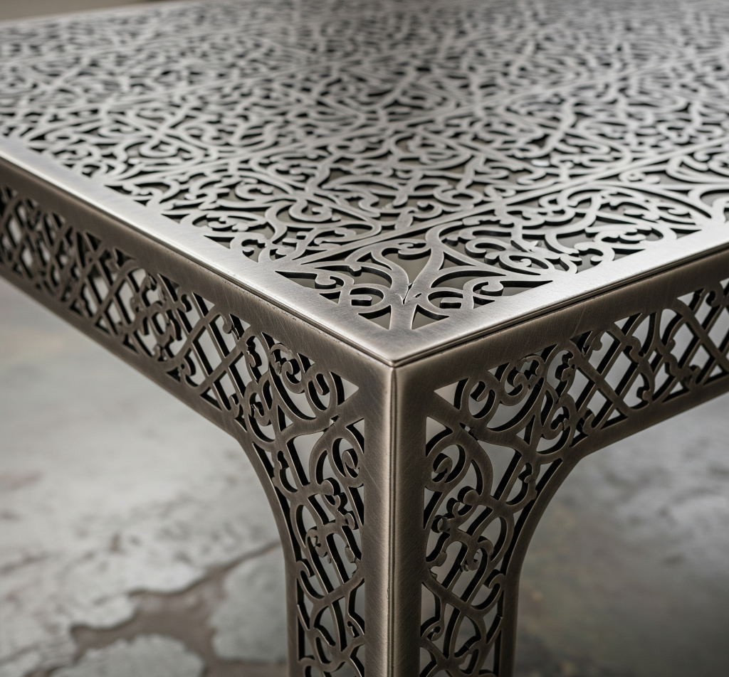 Laser Cutting in Metal Furniture
