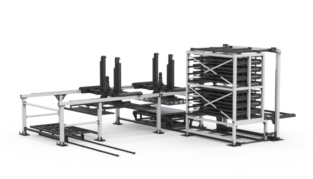 Picture of automatic loading and unloading system
